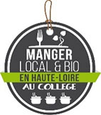 Logo mangez bio et local en Haute-Loire