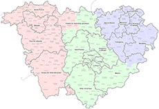 carte des arrondissements de Haute-Loire