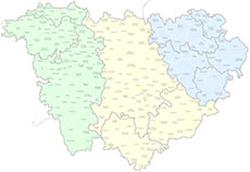 carte des pays de Haute-Loire