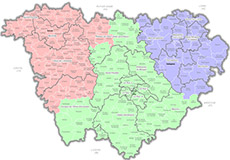 Image carte des arrondissements de Haute-Loire