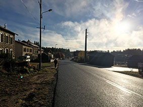 Aménagement du centre de Sembaldel gare