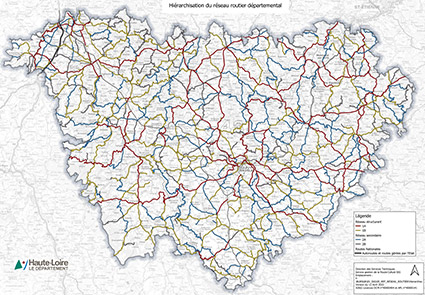 La Hi rarchisation Du R seau Routier D partemental D partement 43 La Hi rarchisation Du R seau Routier D partemental D partement 43
