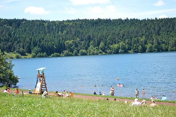 plage Lac du Bouchet