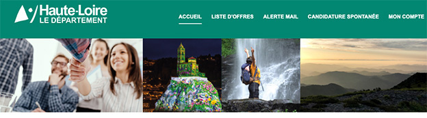 Site web des offres d'emploi du Département de la Haute-Loire